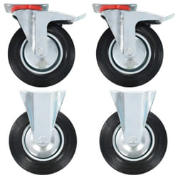 vidaXL Casters Moving Wheels Trolley Accessory Furniture Caster Trolley Caster - 1 pcs