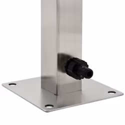 vidaXL Garden Water Column Stainless Steel Square 65cm Watering Irrigation