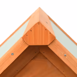 vidaXL Solid Pine & Fir Wood Dog House 72x85x82cm Puppy Pet Kennel Cabin Home - Additional view 4