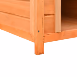 vidaXL Solid Pine & Fir Wood Dog House 72x85x82cm Puppy Pet Kennel Cabin Home - Additional view 5