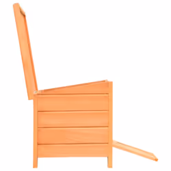 vidaXL Solid Pine & Fir Wood Cat House 50x46x43.5cm Kitten Pet Cabin Furniture - Additional view 6
