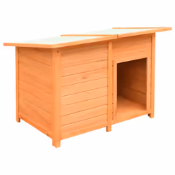 vidaXL Solid Pine & Fir Wood Dog Cage 120x77x86cm Pet Cabin Furniture Kennel - Additional view 4