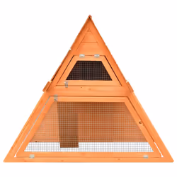vidaXL Solid Pine & Fir Wood Rabbit Hutch 152x128x108cm Cage Enclosure Habitat