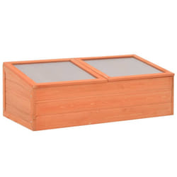 vidaXL Wood Greenhouse 100x50x34cm Cold Frame Warm House Garden Planter House
