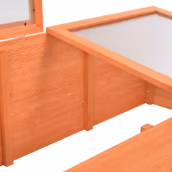 vidaXL Wood Greenhouse 100x50x34cm Cold Frame Warm House Garden Planter House