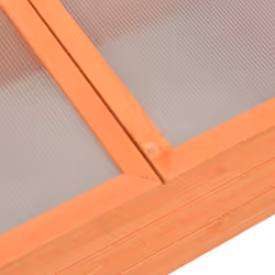 vidaXL Wood Greenhouse 100x50x34cm Cold Frame Warm House Garden Planter House - Additional view 5