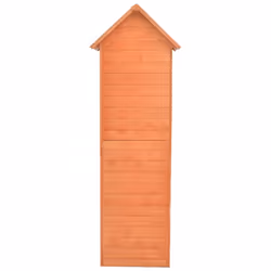 vidaXL Garden Storage Shed 71x60x21cm Wood Outdoor Patio Tool Cabinet Unit - Additional view 4