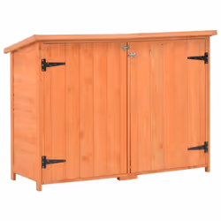 vidaXL Garden Storage Shed Outdoor Tool Storage Shade Patio Cabinet House Wood