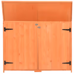 vidaXL Garden Storage Shed Outdoor Tool Storage Shade Patio Cabinet House Wood - Additional view 4