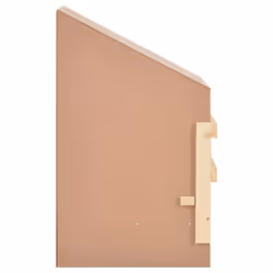 vidaXL Solid Pine Wood Chicken Laying Nest 2 Compartments Poultry Laying Nest - Additional view 6