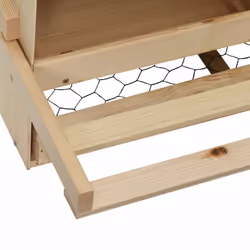 vidaXL Solid Pine Wood Chicken Laying Nest 5 Compartments Poultry Laying Nest - Additional view 8