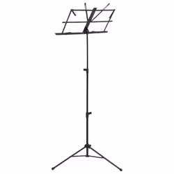 vidaXL Music Book Stand Black Steel Height Adjustable Tripod Paper Holder - Additional view 4
