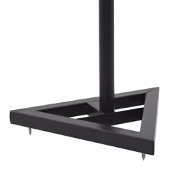 vidaXL 2x Studio Monitor Speaker Stands Black Steel Speaker Support Holder - Additional view 7