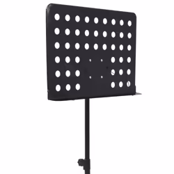 vidaXL Music Book Stand Black Steel Height-adjustable Orchestral Book Stand - Additional view 3