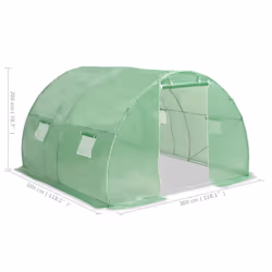 vidaXL Greenhouse 9mÂ² 300x300x200cm Cold Frame Tunnel Tomato Plant House