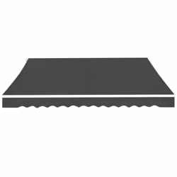 vidaXL Folding Awning Manual Operated 500cm Anthracite Canopy Solar Shade