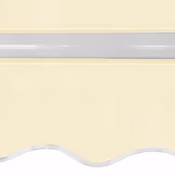vidaXL Folding Awning Manual Operated 400cm Cream Patio Canopy Solar Shade - Additional view 4