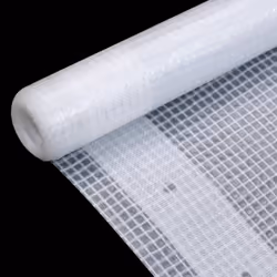 vidaXL Leno Tarpaulin 3x2m White Ground Sheet Cloth Cover Tarp Film Foil Grid - Additional view 2
