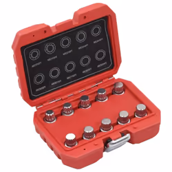 vidaXL 10 Piece Locking Wheel Nut Key Set for VW Removal Key Release Tool