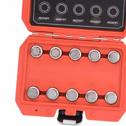 vidaXL 10 Piece Locking Wheel Nut Key Set for VW Removal Key Release Tool - Additional view 6