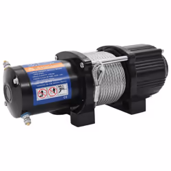 vidaXL Electric Winch 12V 4500lbs 2040kg & Remote Control Workshop Hoist Lift - Additional view 2