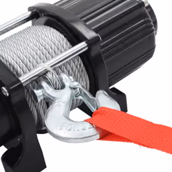 vidaXL Electric Winch 12V 4500lbs 2040kg & Remote Control Workshop Hoist Lift - Additional view 4