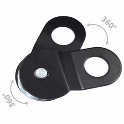vidaXL Snatch Block Steel 4 Tons Heavy Duty Off Road Recovery Pulleys Winch - Additional view 5