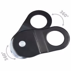 vidaXL Snatch Block Steel 10 Tons Heavy Duty Off Road Recovery Pulleys Winch - Additional view 5