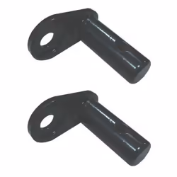 vidaXL 2x Bicycle Trailer Couplings Iron Accessory Attachment Bike Hitch Tool