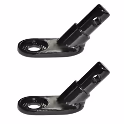 vidaXL 2x Bicycle Trailer Couplings Iron Accessory Attachment Bike Hitch Tool