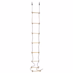 vidaXL Kids Rope Ladder 290cm Wood Baby Hanging Ladders Swing Climbing Wall