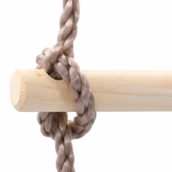 vidaXL Kids Rope Ladder 290cm Wood Baby Hanging Ladders Swing Climbing Wall