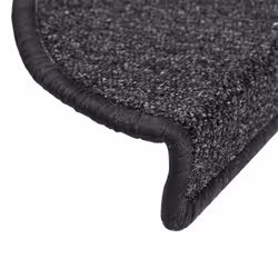vidaXL 15x Carpet Stair Treads Anthracite 56x17cm Step Rug Protector Sheet - Additional view 5