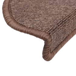 vidaXL 15x Carpet Stair Treads Coffee Brown 56x17cm Step Rug Protector Sheet - Additional view 5