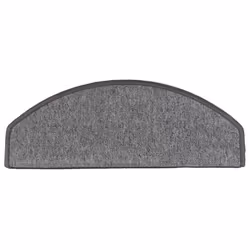 vidaXL 15x Carpet Stair Treads Dark Grey 65x24cm Step Rug Protector Sheet - Additional view 5
