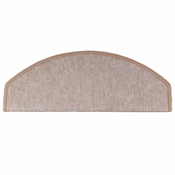 vidaXL 15x Carpet Stair Treads Light Brown 65x24cm Step Rug Protector Sheet - Additional view 5