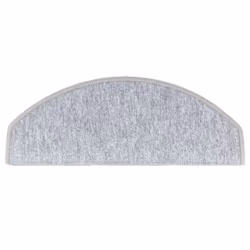 vidaXL 15x Carpet Stair Treads Light Grey 65x24cm Step Rug Protector Sheet - Additional view 5