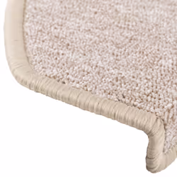 idaXL 15x Carpet Stair Treads Taupe 65x24cm Non Slip Step Rug Mat Protector - Additional view 6