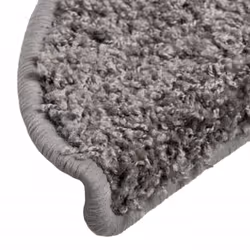vidaXL Carpet Stair Treads 15 pcs Grey Stair Mat Protector Runner Rug Carpet - Additional view 5
