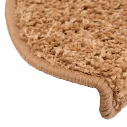 vidaXL Carpet Stair Treads 15 pcs Beige Stair Mat Protector Runner Rug Carpet - Additional view 6