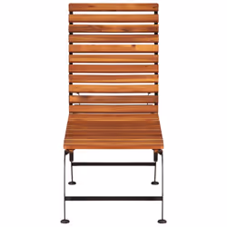 VidaXL 44394 outdoor chair Lounge Padded seat Acacia wood, Steel