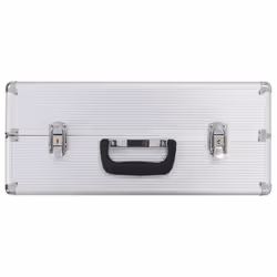 vidaXL Tool Case Silver Aluminium Travel Case File Storage Case Tool Organiser - Additional view 5