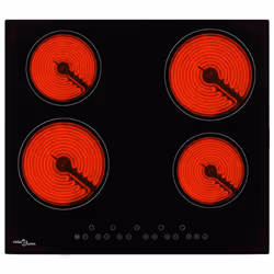 vidaXL Ceramic Hob with 4 Burners Touch Control 6000W Kitchen Built-in Zone - Additional view 2