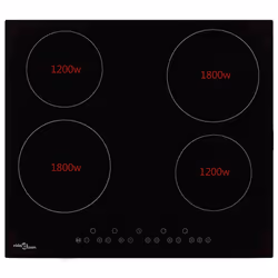 vidaXL Ceramic Hob with 4 Burners Touch Control 6000W Kitchen Built-in Zone - Additional view 5