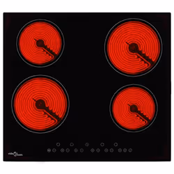 vidaXL Ceramic Hob with 4 Burners Touch Control 6000W Kitchen Built-in Zone - Additional view 6