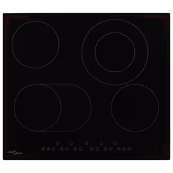 vidaXL Ceramic Hob with 4 Burners Touch Control 6600W Kitchen Built-in Zone