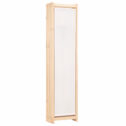 vidaXL 6-Panel Room Divider Cream 240x170cm Fabric Privacy Screen Partition