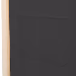 vidaXL 3-Panel Room Divider Grey 120x170cm Fabric Privacy Screen Partition - Additional view 6