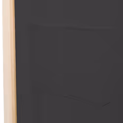 vidaXL 6-Panel Room Divider Grey 240x170cm Fabric Privacy Screen Partition - Additional view 6