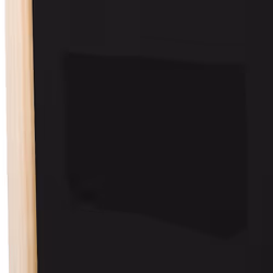 vidaXL 3-Panel Room Divider Black 120x170cm Fabric Privacy Screen Partition - Additional view 6